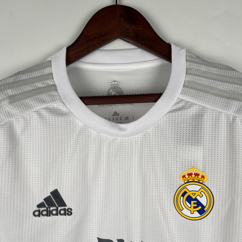 Camisa Real Madrid 2015/16 Manga Longa Retrô