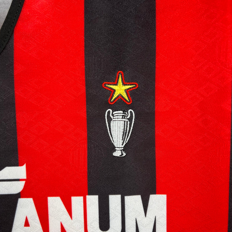 Camisa AC Milan 1989/90 Retrô Home