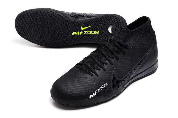 Chuteira Futsal Nike Air Zoom Superfly 9TF - All Black - Cano Alto