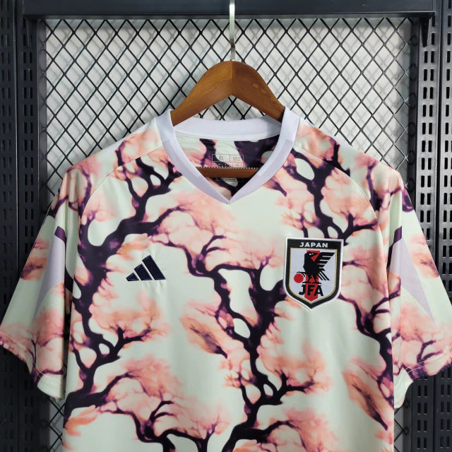 CAMISA SELEÇÃO JAPÃO CHERRY TREE 2023/24 TORCEDOR-ADIDAS-MASCULINA-BRANCA
