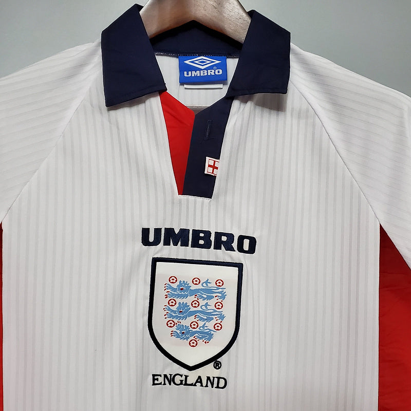 Camisa Inglaterra 1998 Manga Longa home