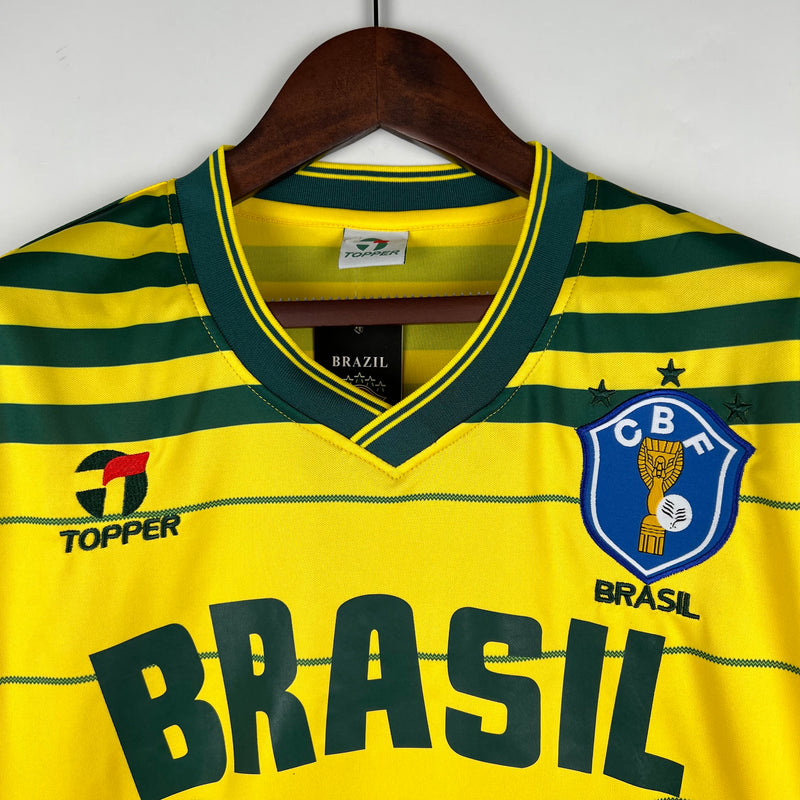Camisa Brasil 1984 Home Retrô