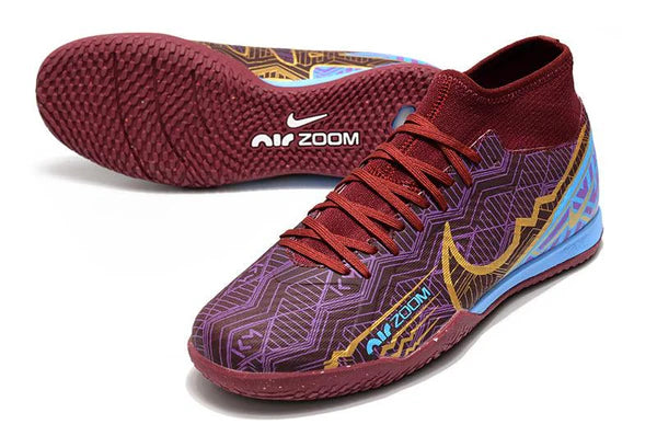 Chuteira Futsal Nike Air Zoom Superfly 9TF- Kylian Mbappé - Cano Alto