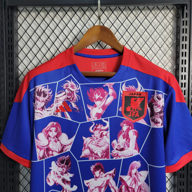 CAMISA SELEÇÃO JAPÃO SAINT SPECIAL 2023/24 TORCEDOR-ADIDAS-MASCULINA-AZUL/VERMELHO
