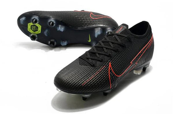 Chuteira Nike Mercurial Vapor 13 Elite SG - PRO Anti Clog Black/Red