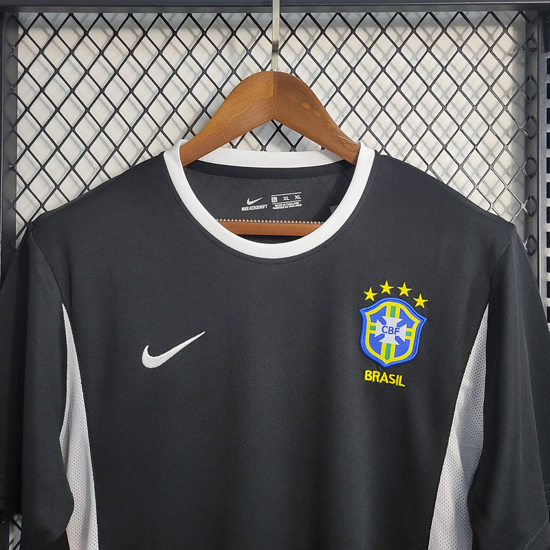 Camisa Brasil 2002 Black - Goleiro