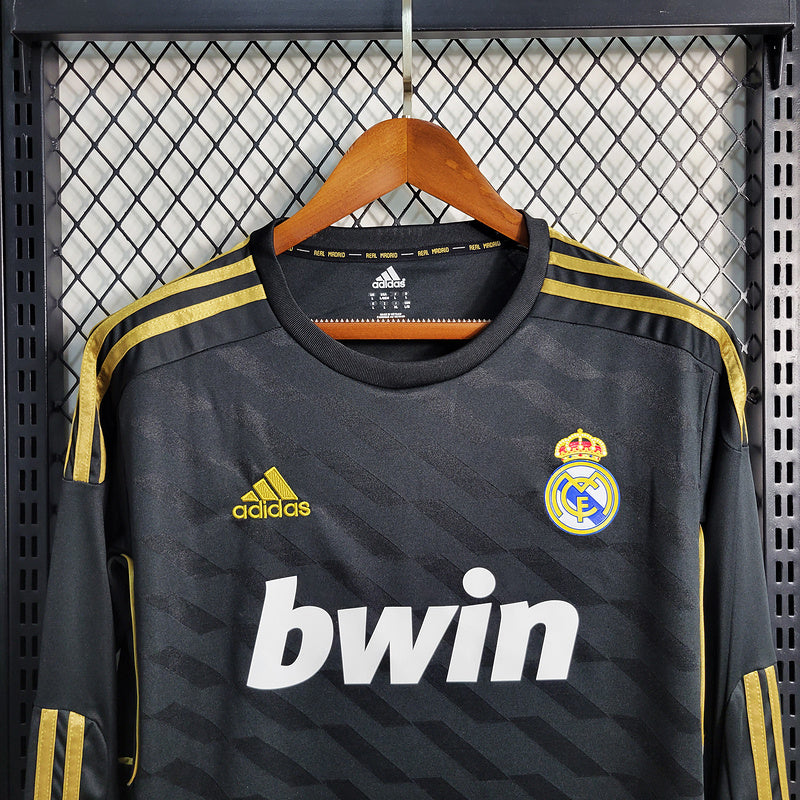 Camisa Real Madrid 2011/12 Manga Longa Away