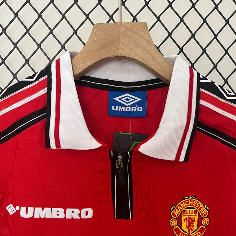Kit Infantil Manchester United 1998/99 Retrô