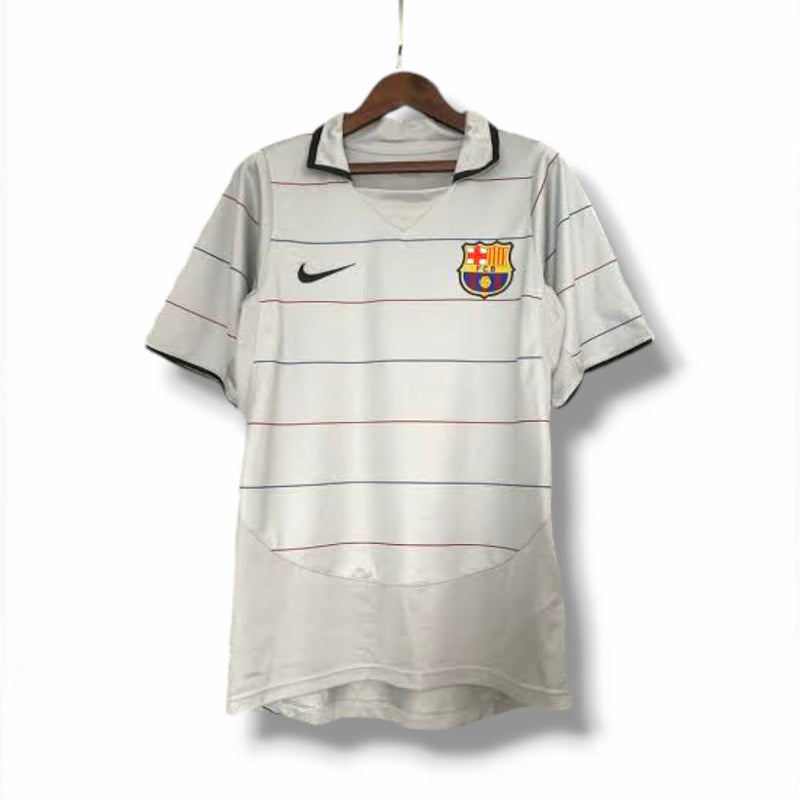 Camisa Barcelona 2003/04 Retro III Off White Nike