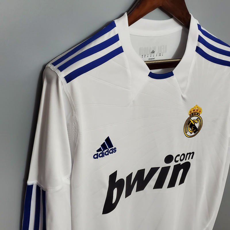 Camisa Real Madrid 2010/11 Manga Longa Home