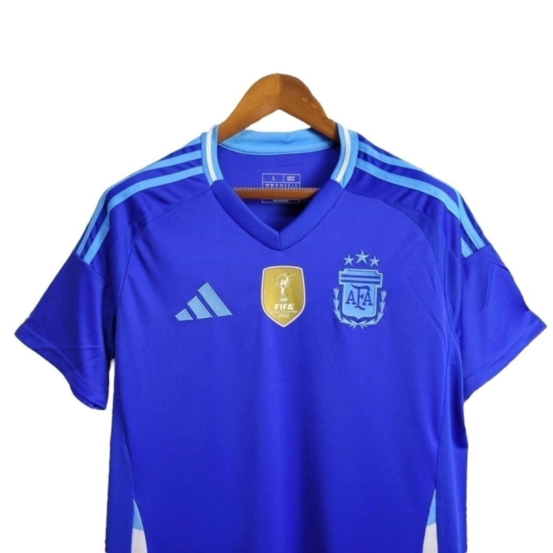 Camisa Seleção da Argentina II 24/25 + Patch Copa do Mundo