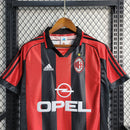 Camisa AC Milan 1998/99 Home Retrô