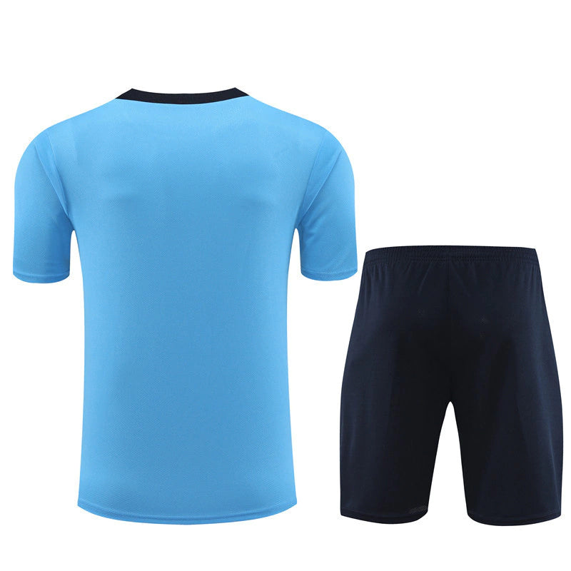Kit Treino Chelsea Nike 24/25 Camisa e Bermuda Azul