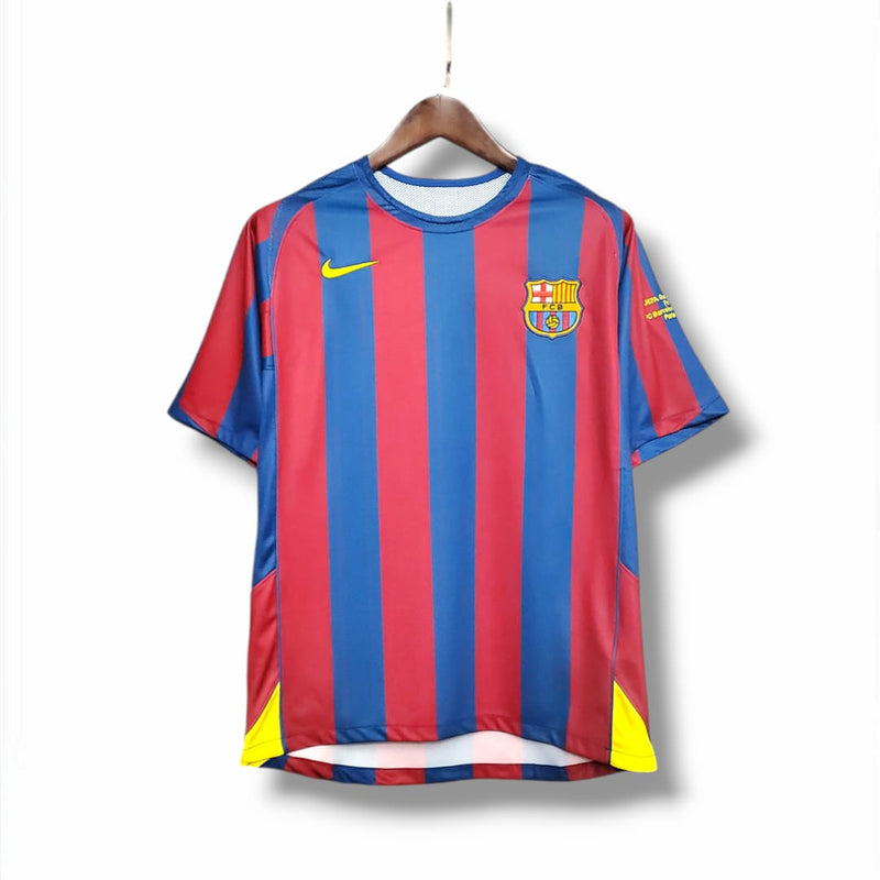 Camisa Barcelona 2006 Retrô Home UEFA CHAMPIONS LEAGUE