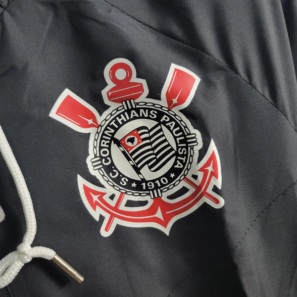 Corta Vento Corinthians Preta