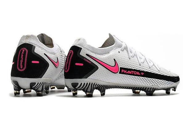 Chuteira Nike Phantom GT Elite FG White/Pink -Low