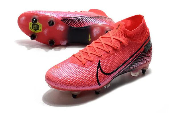 Chuteira Nike Mercurial Superfly 7 Elite SG - PRO Anti Clog Red Limited - Cano Alto