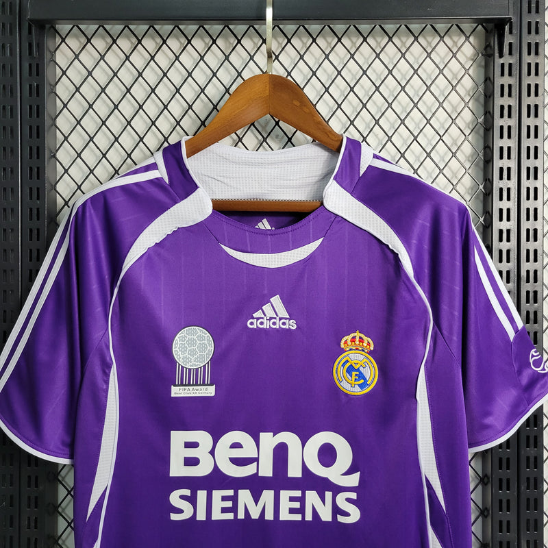 Camisa Real Madrid 2006 Retrô Roxa