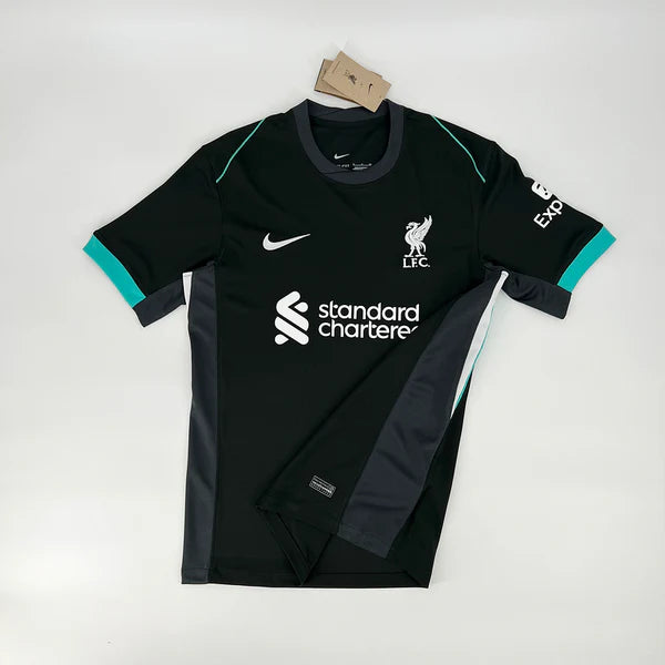 Camisa Liverpool 2024/25 Fora - Preta