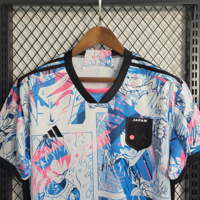 CAMISA SELEÇÃO JAPÃO ANIME 2023/24 TORCEDOR-ADIDAS-MASCULINA-BRANCA