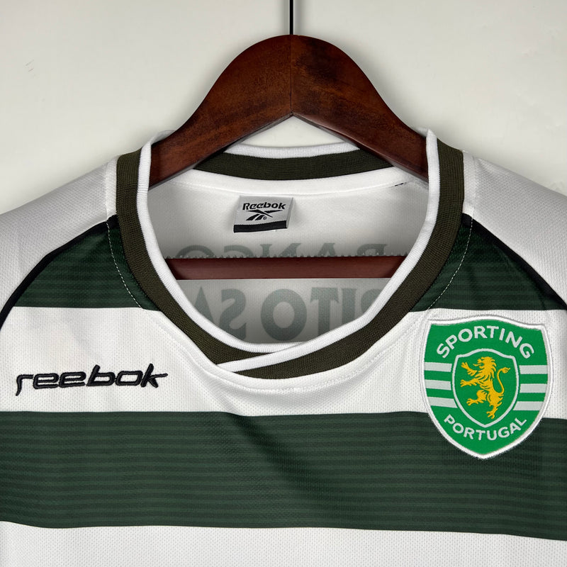 Camisa Sporting Lisboa Manga Longa 2001/03 Home