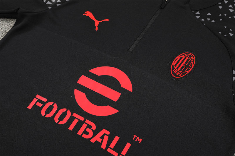 Conjunto de Treino Milan 23/24 Black