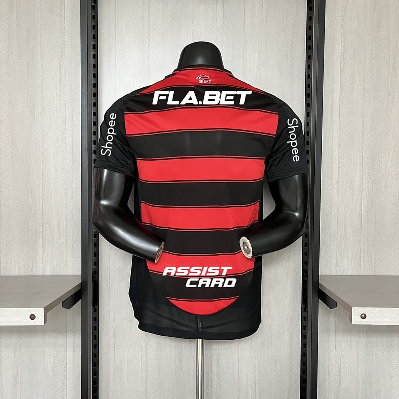Camisa Flamengo 2025/26 Modelo Jogador C/ PATROCÍNIOS