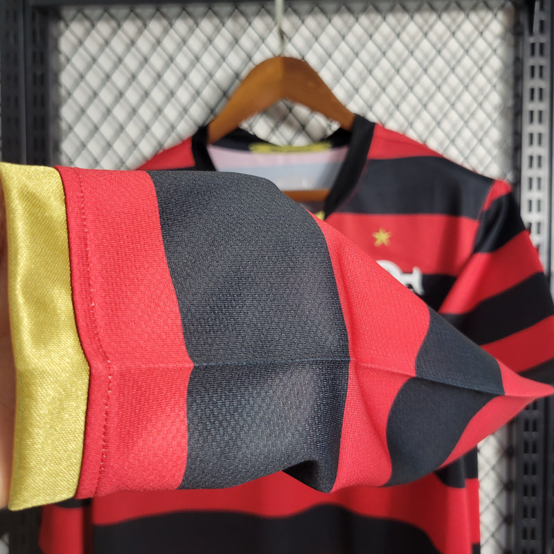 Camisa Flamengo 2009 Manga Longa