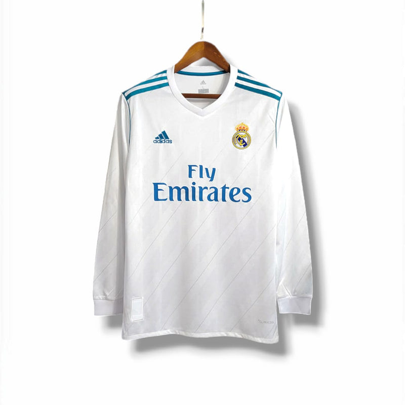 Camisa Real Madrid 2017/18 Manga Longa
