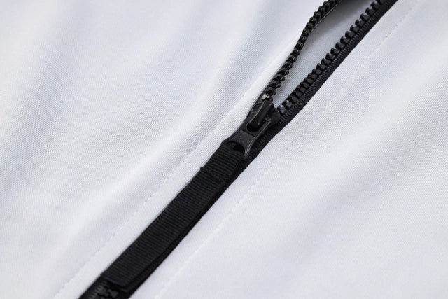 Conjunto de Corta Vento Adidas Bege e Branco / 374
