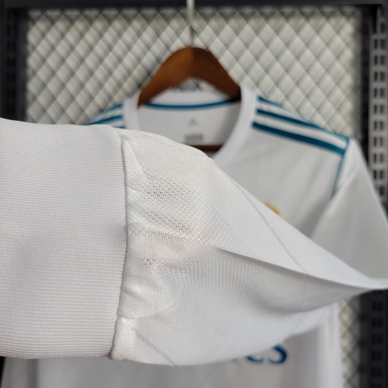 Camisa Real Madrid 2017/18 Manga Longa