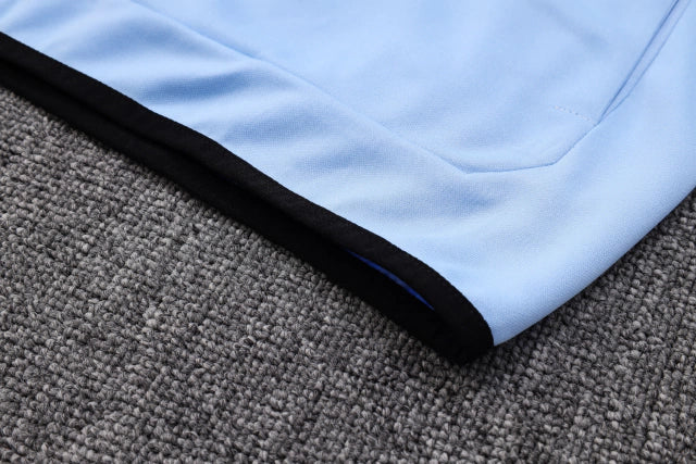 Conjunto de Moletom Nike Sportswear Tech Fleece Azul Celeste e Branco / 374