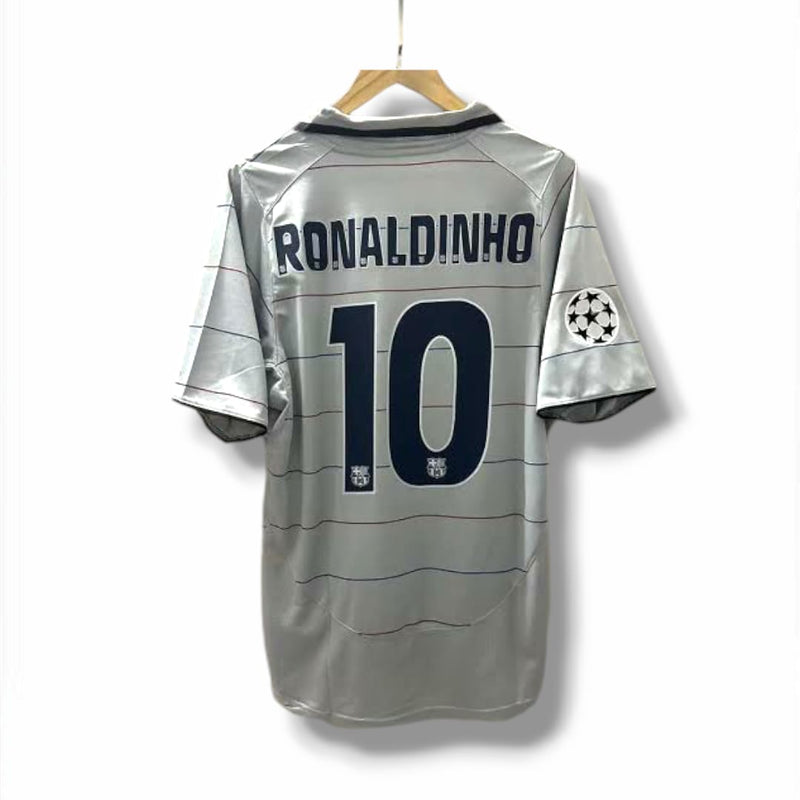 Camisa Barcelona 2003/04 Retro III Off White Nike
