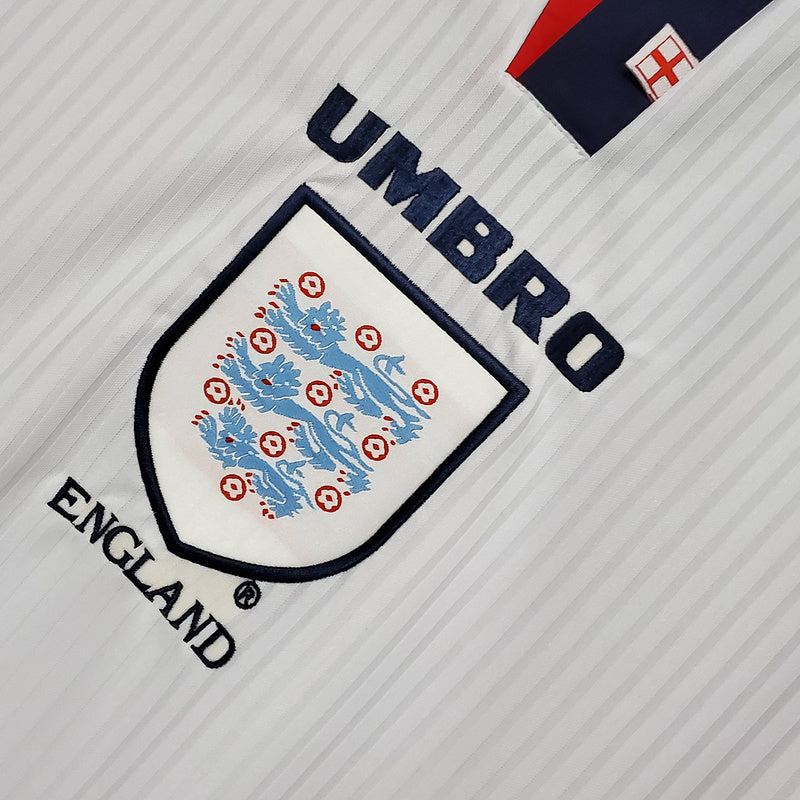 Camisa Inglaterra 1998 Manga Longa home