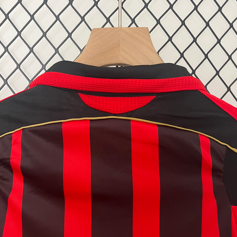 Kit Infantil Ac Milan 2006/07 Home Retrô / 4-14 Anos