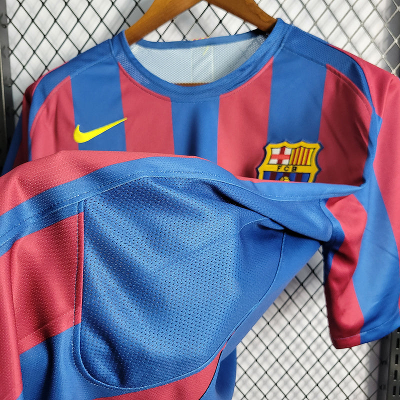 Camisa Barcelona 2006 Retrô Home UEFA CHAMPIONS LEAGUE