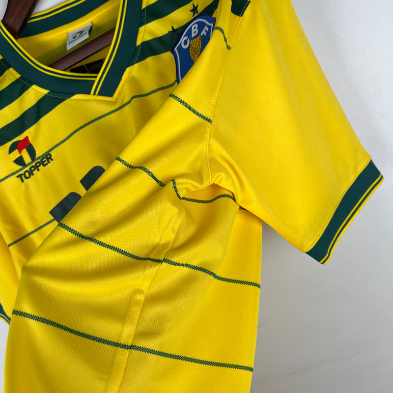 Camisa Brasil 1984 Home Retrô
