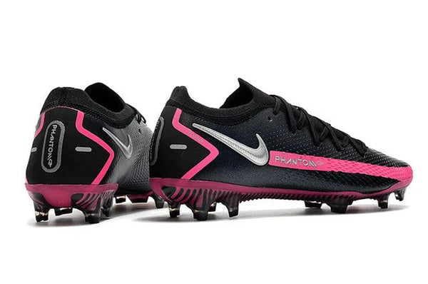 Chuteira Campo Nike Phantom GT Elite FG Black/Pink- Low