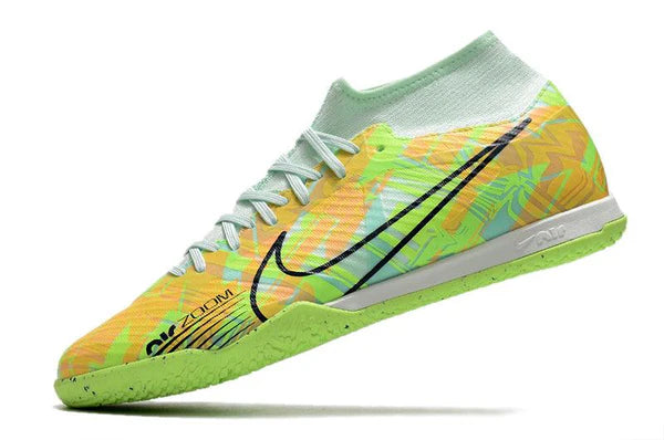 Chuteira Futsal Nike Air Zoom Superfly 9TF - Verde - Cano Alto