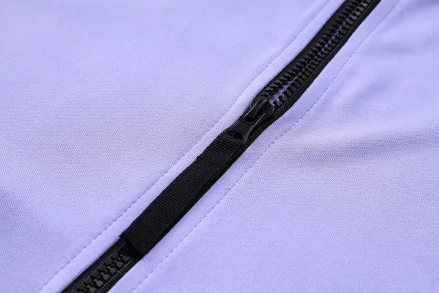 Conjunto de Corta Vento Adidas Lilás e Azul / 374