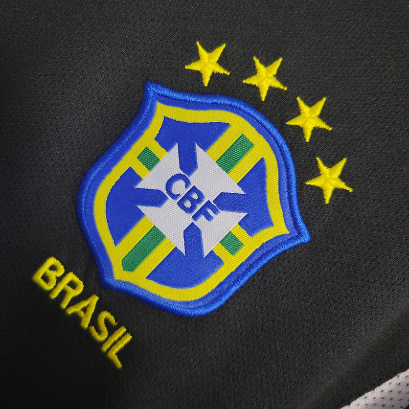 Camisa Brasil 2002 Black - Goleiro