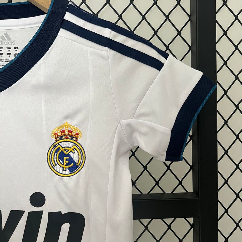 Kit Infantil Real Madrid 2012/13 Retrô / 4-14 Anos