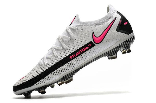 Chuteira Nike Phantom GT Elite FG White/Pink -Low