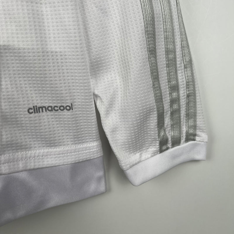 Camisa Real Madrid 2015/16 Manga Longa Retrô
