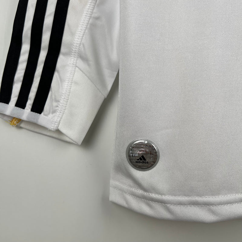 Camisa Real Madrid 2009/10 Manga Longa Retrô Home