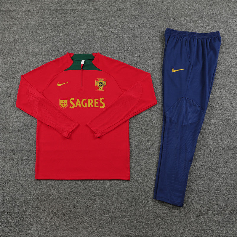 Conjunto de Treino Portugal 23/24 Vermelho