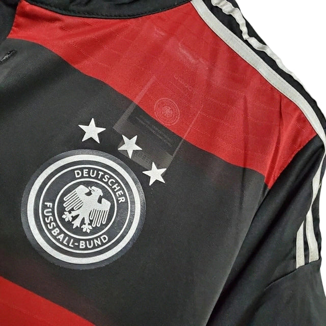 Camisa Retrô Seleção da Alemanha II 2014 - Masculina Adidas - Preta e vermelha