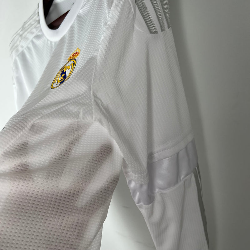 Camisa Real Madrid 2015/16 Manga Longa Retrô