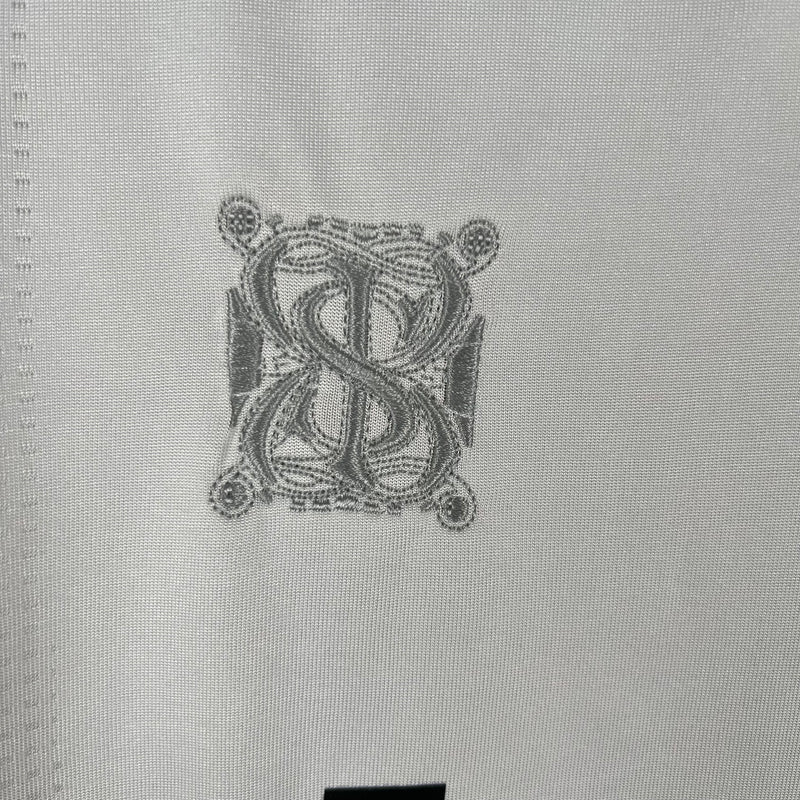 Camisa Real Madrid 2009/10 Manga Longa Retrô Home