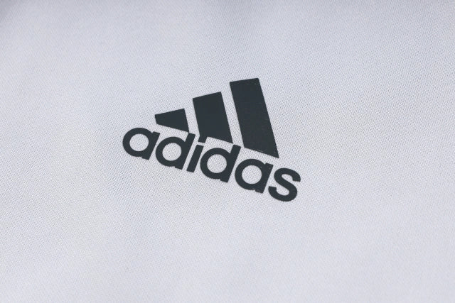 Conjunto de Corta Vento Adidas Bege e Branco / 374